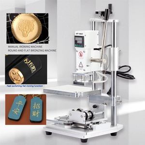 Macchina per la stampa di calore a caldo macchina per goffratura macchina cilindrica e piatta 2 in 1 bronzatrice per la superficie curva del cilindro - Product Image 2