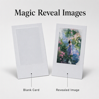 Cartes de visite parfumées Magic Blotters avec carton duplex - Images révélées magiquement &amp;   Cartes de test de parfum