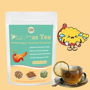 <span class=keywords><strong>Tisane</strong></span> Détoxifiante aux Herbes Naturelles pour la Santé du Pancréas, Thé pour la Gestion de la Glycémie, Améliore le Métabolisme - Product Image 1