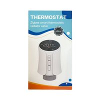 Vanne de radiateur programmable TRV contrôlée par l'application Tuya, appareil intelligent pour la maison connectée, thermostat intelligent compatible Alexa et Google Home