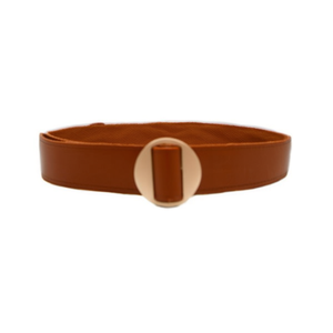 Cinturón de tela 4x105cm negro y marrón con hebilla metálica para mujer y hombre - Product Image 1