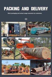 <span class=keywords><strong>Aserradero</strong></span> de banda <span class=keywords><strong>horizontal</strong></span> portátil con motor de gasolina de alta calidad - Product Image 3