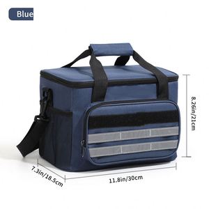Customize Large <b>Lunch</b> <b>Bag</b> Insulated <b>Lunch</b> Box Leakproof Cooler Tote <b>Bag</b> <b>With</b> Adjustable Shoulder <b>Strap</b> for Picnic Beach - Product Image 2