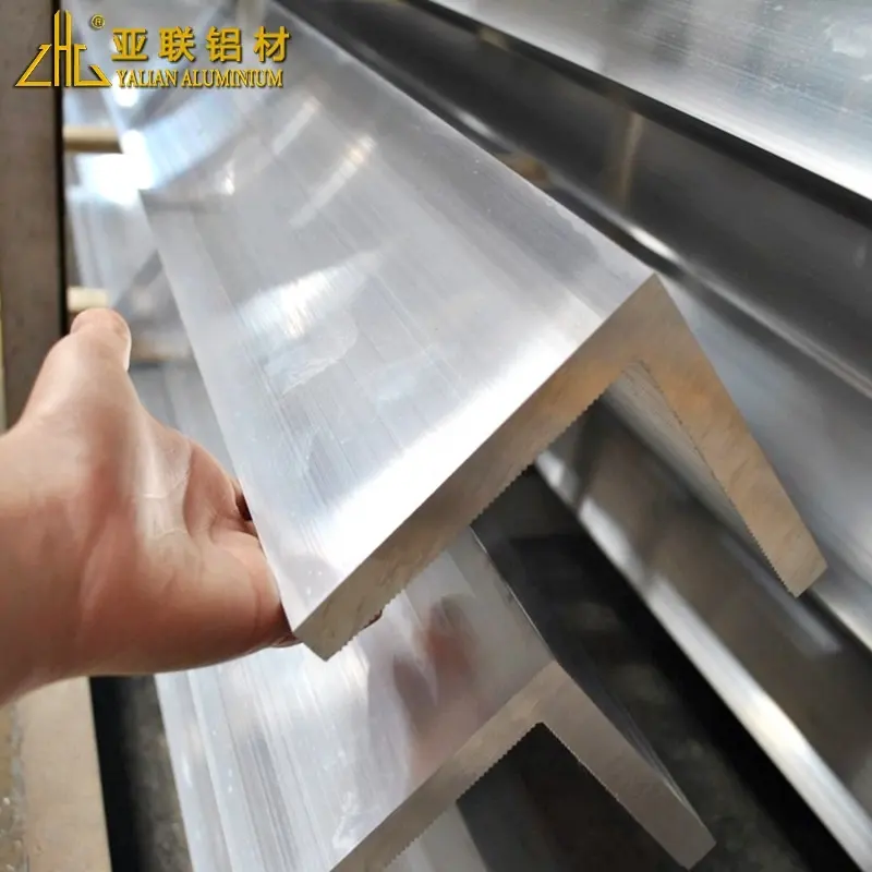 6063 T5 L Bentuk Aluminium Ekstrusi Profil, Mesin Cnc Bar Sudut Aluminium, Harga Profil Sudut Aluminium