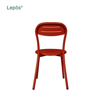 Revêtement en poudre Mobilier d'extérieur Jardin Salle à manger Café Bistro Patio Hôtel moderne Projet Métal Aluminium Restaurant Chaise