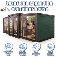Maison modulaire préfabriquée extensible de 40 pieds, maison conteneur, 3 chambres, salle de bain, maisonnette solaire hors réseau, villa OEM