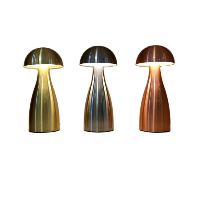 Touch Rechargeable Portable Modern Hotel Luxury Cordless Metal Gold Table Lamp With Wireless Charging