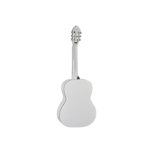 Guitares EKO - CS-10 Guitares classiques blanches avec dessus, dos et côtés stratifiés, et manche et touche de guitare classique - Product Image 2