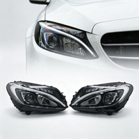 Bloc optique avant LED d'origine pour Mercedes-Benz Classe C W205 2015-2018 C180 C260 C300 avec feux de jour LED et clignotants