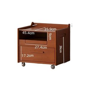 Table de <span class=keywords><strong>chevet</strong></span> en <span class=keywords><strong>bois</strong></span> massif, style chinoiserie moderne, rétro décontracté, armoire de rangement pour chambre à coucher, rangement de <span class=keywords><strong>chevet</strong></span> - Product Image 1