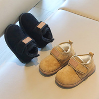 Bottes de neige pour enfants de bonne qualité, noires et marron, chaussures d'hiver pour garçons et filles, nouvelle arrivée, bottes pour enfants en polaire, chaudes et confortables