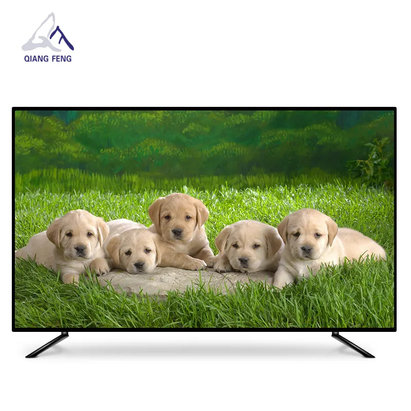 Hot selling a class TV SKD TV Popular 39'' E LED TV television with Narrow frame design and USB play video with DVB T2