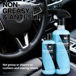 Nettoyant et revitalisant pour cuir de voiture NC, kit d'entretien intérieur, multi-usages, concentré, pH neutre, faible odeur, sans rinçage, sans résidus, 3Y - Product Image 5