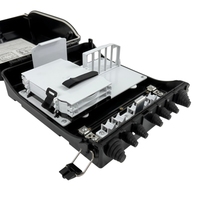 Boîtier de distribution de fibre optique FTTH extérieur 24 cœurs, étanche IP65, noir, pour NAP ODP, en promotion en Afrique