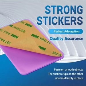 Soporte Adhesivo Personalizado al por Mayor con Logotipo, Accesorio de Agarre para Teléfono Celular, Soporte de Silicona con Succión para Teléfono Móvil - Product Image 4