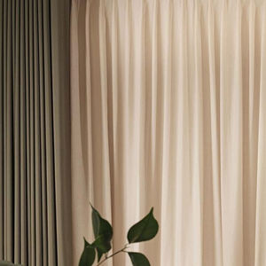 Modern Linen & Sheer Blackout <b>Curtains</b> for Living Room Multiple Options Available - Product Image 1