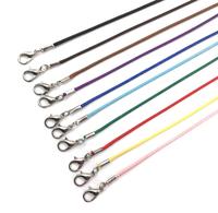 Collier de corde de cire coréen fait à la main de 1.5mm avec fermoir de homard bijoux assortis colorés trouver pour accessoires de bricolage