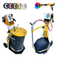 Meilleur prix pour machine de peinture électrostatique manuelle, pistolet et four de peinture en poudre, et cabine de peinture pour revêtement métallique