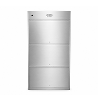 Armoire de désinfection commerciale à 27 compartiments, armoire de désinfection de la vaisselle avec serrures individuelles pour cantine