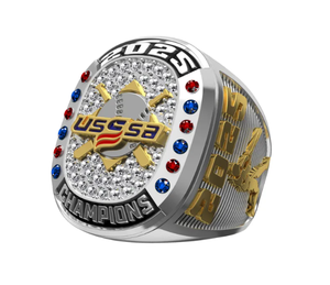 Anillo de Campeonato de Béisbol Juvenil USSSA Personalizado, Anillo de Campeón Deportivo Personalizado para Hombres y Niños, Premio para Ganadores de Torneos - Product Image 5