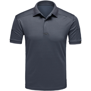 <span class=keywords><strong>Polo</strong></span> de secado rápido transpirable gimnasio Tops estampado personalizado Formal deporte Golf Activewear patrón sólido manga corta de punto - Product Image 2