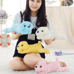 Noel doğum günü sevgililer festivaller hediye yaratıcı LED gece ışığı köpek Glow Light up yavru dolması hayvan peluş oyuncak - Product Image 5