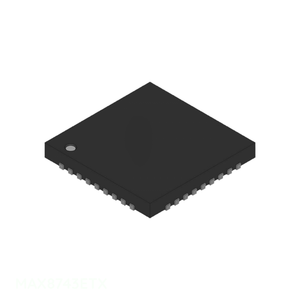 MAX8743ETX 36 WFQFN ชิปควบคุมแบบ DUAL STEP DOWN พร้อมขาต่อแบบ Exposed Pad มีสินค้าในสต็อก วงจรรวมแท้สำหรับการจัดการพลังงาน (PMIC) - Product Image 1