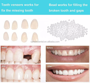 SandraDent Beauty 6pcs/Bag Silver CEISO Certified Upper/Lower Tooth Whitening <b>Veneer</b> Multi-Purpose Oral Hygiene Sizes L/S - Product Image 4