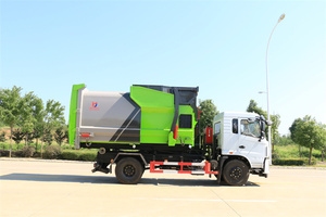 Dongfeng Foton JAC JMC Old Henllow Shacmanetc. Garbage Transfer Truck Telescopic Arm Rear Loader 4x2 Drive <b>Wheel</b> Manual Engine - Product Image 2
