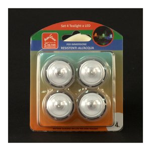 LED <b>candle</b> <b>set</b> 4 pcs Tealight Immersion Art 8 - Product Image 1