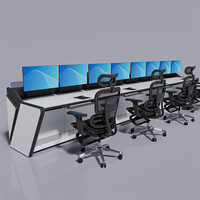 Centro de Operaciones de Emergencia, Sala de Control, Despacho 911, Seguridad Industrial, Muebles de Diseño Personalizados para Consola