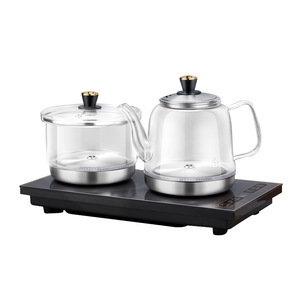 New Transparent <b>Glass</b> Cordless <b>Electric</b> <b>Kettle</b> Digital Control 1L Capacity No Plastic Filter Spout Automatic Shut for Coffee Tea - Product Image 1