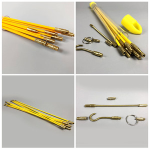 10 pcs 4mm Sợi Thủy Tinh Que 10 m Cáp Truy Cập Kit 1 m X 10 Thợ Điện Puller Que Dây Vẽ đẩy Kéo - Product Image 5
