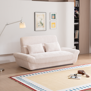 โซฟาโมดัซี โมเดิร์น คอมฟี่ แบบ 2 ที่นั่ง หุ้มผ้าทรงสี่เหลี่ยม ดีไซน์ล้ำสมัย เหมาะสำหรับห้องนั่งเล่น อพาร์ทเมนต์ วิลล่า แบบโมดูลาร์ - Product Image 3