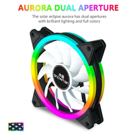 Ventilateur de PC RVB personnalisé à quantité minimale de commande bas 120mm ordinateur 4pin ventilateurs de refroidisseur de boîtier ventilateur de refroidisseur de jeu d'ordinateur pour le bureau