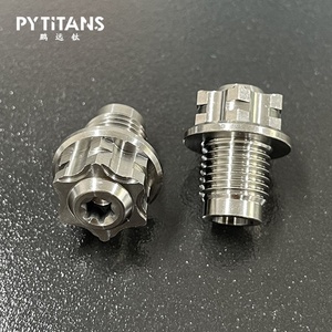 Hợp kim Titan bánh răng dầu cap vít ống xả cảm biến oxy GR5 bu lông titan ốc vít xe máy dầu cap bu lông - Product Image 5
