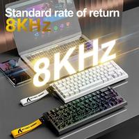 Magnetic Keyboard ATTACK SHARK X68HE Wired Mechanical Gaming RGB 8K 0.01mm RT Accuracy 128K Scan E-Sports 66-Key Wired Mechanica