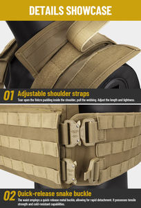 Giubbotto tattico da esterno professionale con giubbotto tattico tattico per la protezione del corpo da caccia - Product Image 6