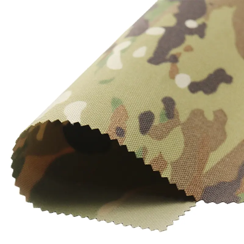 1000D полиэстер OCP cordura Водонепроницаемая полиуретановая тактическая камуфляжная водонепроницаемая ткань cordura 1000d