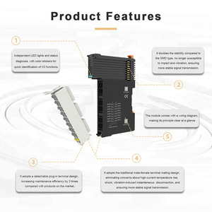 Módulo IO remoto para PLC | EtherCAT, Profinet, <span class=keywords><strong>Modbus</strong></span> TCP | Saída de entrada digital e analógica | NPN/PNP | Atacado de Fábrica - Product Image 3