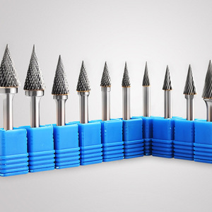 6mm Shank m/MX tập tin quay Burr khoan bit khắc công cụ quay vonfram thép phay cắt kim loại khắc đầu mài - Product Image 6
