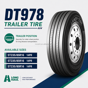 ยางรถบรรทุกพาณิชย์ AIRLAND1 DT978 สำหรับล้อต่อพ่วง ขนาด 12R22.5 18PR สำหรับการเดินทางไกล ลายดอกยางแบบสามมิติ ลดแรงเสียดทาน - Product Image 2