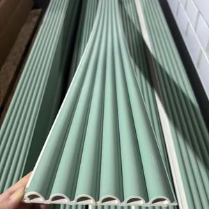 Panel <span class=keywords><strong>de</strong></span> Pared Ranurado WPC Ecológico e Ignífugo <span class=keywords><strong>para</strong></span> <span class=keywords><strong>Interiores</strong></span>, <span class=keywords><strong>Revestimiento</strong></span> Decorativo <span class=keywords><strong>de</strong></span> Tablero Compuesto <span class=keywords><strong>de</strong></span> Madera y Plástico con Diseño 3D <span class=keywords><strong>para</strong></span> Hoteles - Product Image 1