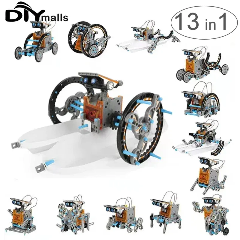 Robot Solaire 12 En 1 STEM Pour Enfants Dès 8 Ans - Kit Construction DIY Éducatif