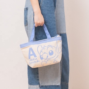 Personalized Large Capacity Handbag Custom Cartoon Print Shopping <b>Tote</b> <b>Bag</b> Canvas With Zipper cotton <b>lunch</b> <b>bag</b> - Product Image 6