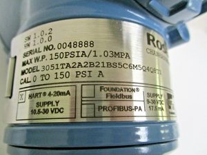 Transmisor de Presión en Línea Rosemounts 3051T R306 de -14.7 a 20000 psi, 4-20mA HART IP67, Acero Inoxidable 316L, Mejor Precio - Product Image 2