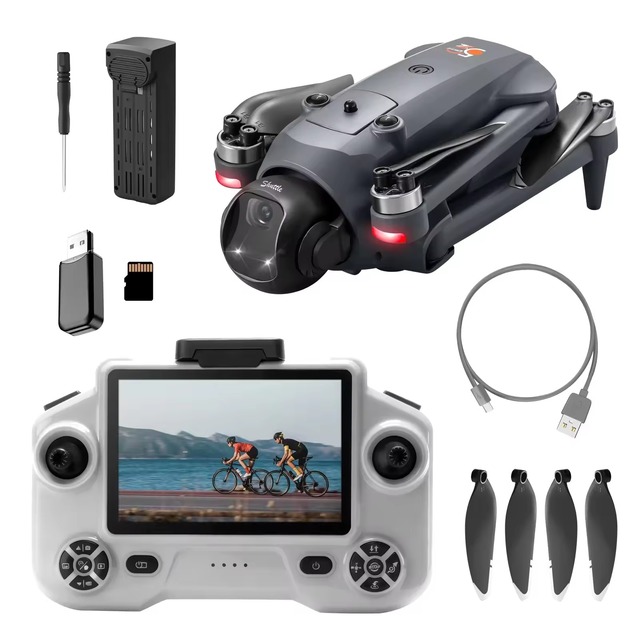 2026 YL059 FPV GPS Professional Drones 4KHD Dual Cameras Endurance Obstacle Avoidance LED Touch Large Screen Remote RC Drones