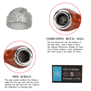 Noble Elegant <strong>Present</strong> For Father Day Dad Gentleman Smoker <strong>Blessing</strong> Smoking Pipe Set - Product Image 4