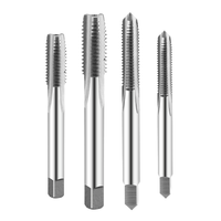 M3 M4 M5 M6 M8 titane spirale Point taraud jeu de matrices HSS Machine droite vis filetage bouchon main taraud perceuse pour machines-outils