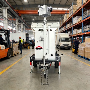 Remolque de Vigilancia con Paneles Solares Portátiles y Cámara de Seguridad <span class=keywords><strong>Solar</strong></span> para Monitoreo de Centros Logísticos - Product Image 1